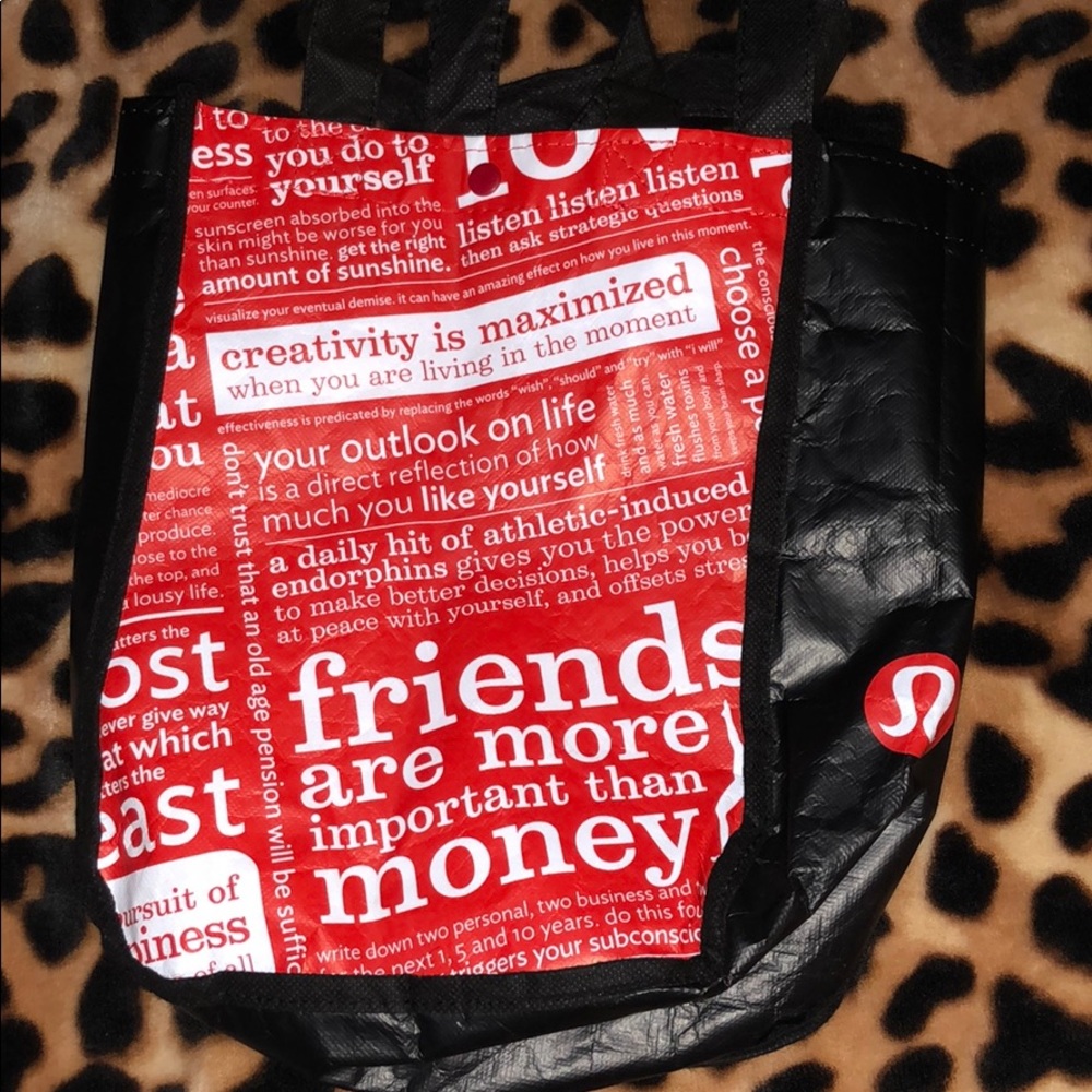 Lululemon reusable shopping bag!